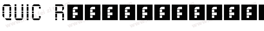 QUIC Regular字体转换